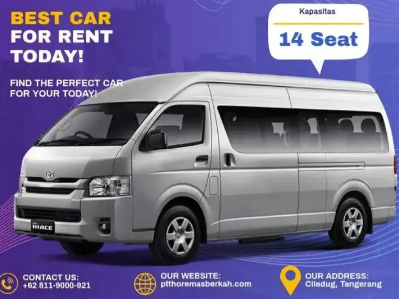 SEWA HIACE MURAH CAKUNG